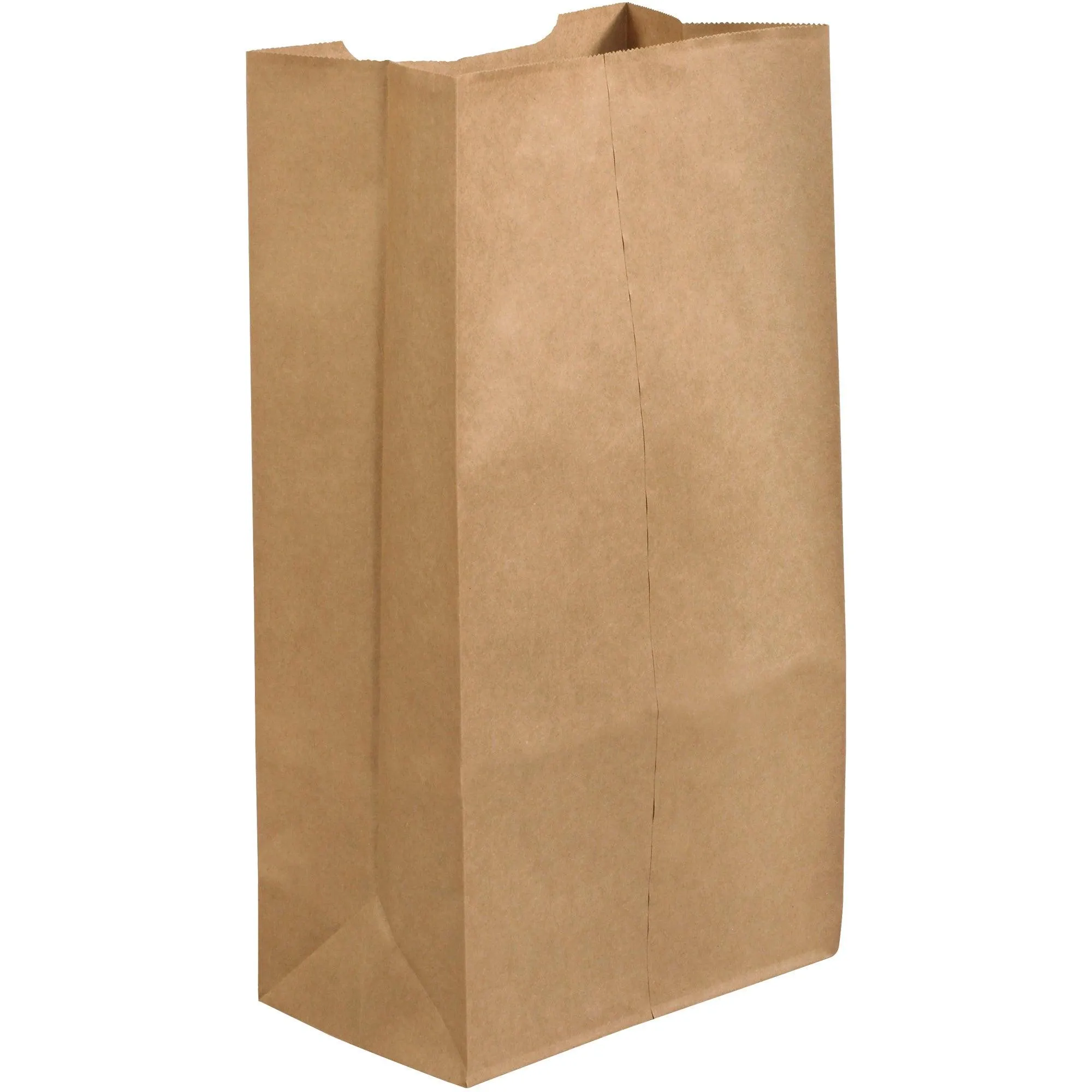 12 x 7 x 21 3/4" Kraft Grocery Bags