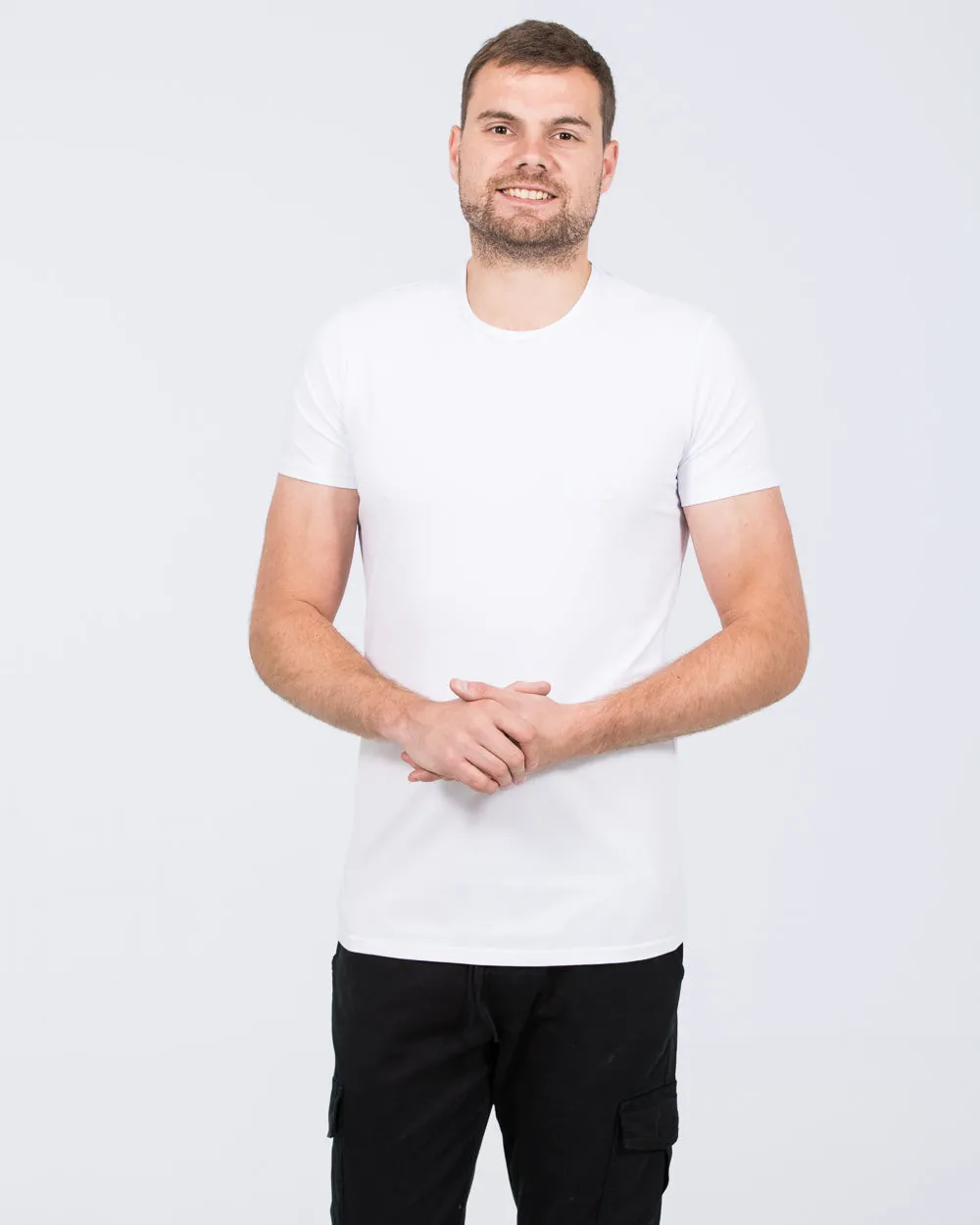 2t Carter Tall Fitted T-Shirt (white)