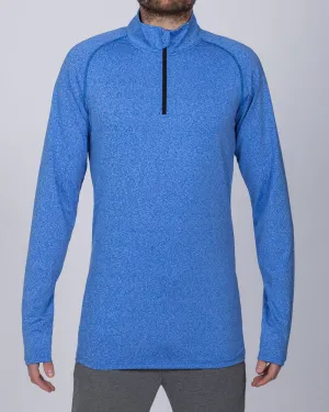 2t Long Sleeve Quarter-Zip Training Top (electric blue)