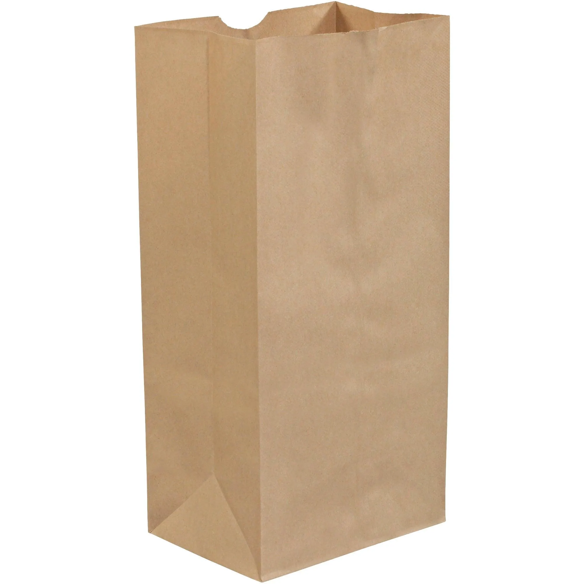 7 3/4 x 4 3/4 x 16" Kraft Grocery Bags