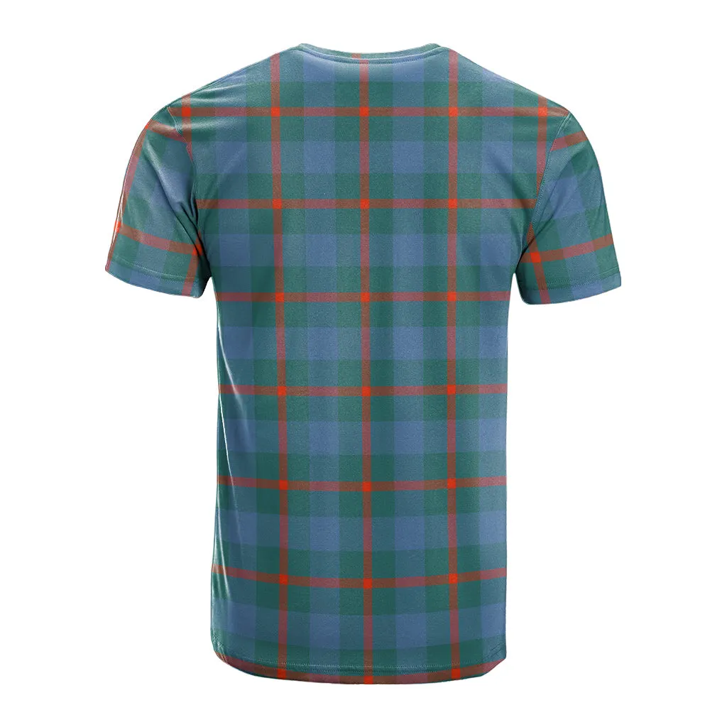 Agnew Ancient Tartan T-Shirt with Family Crest