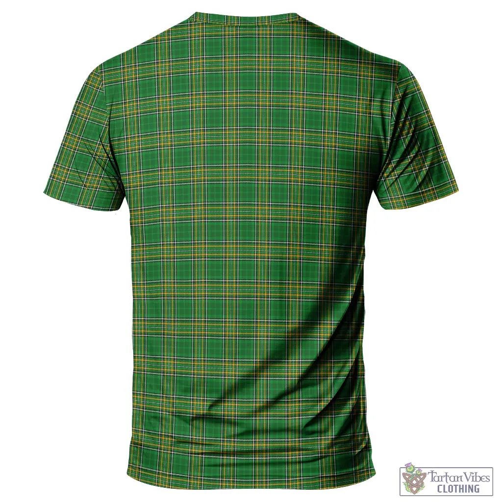 Agnew Irish Clan Tartan T-Shirt with Family Seal