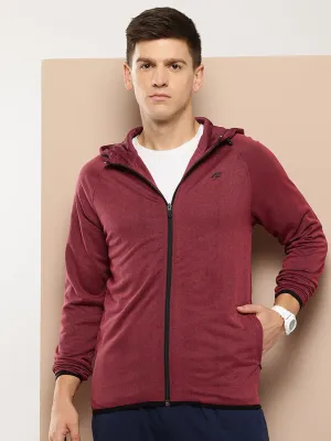 Alcis Men Solid Maroon Jackets