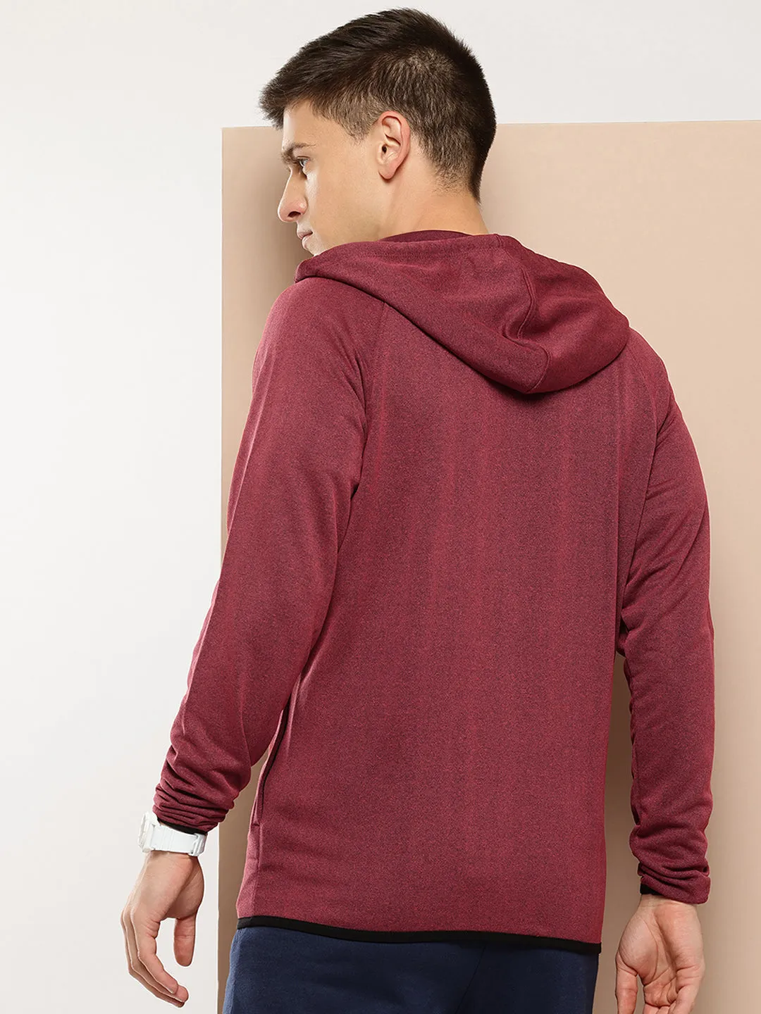 Alcis Men Solid Maroon Jackets