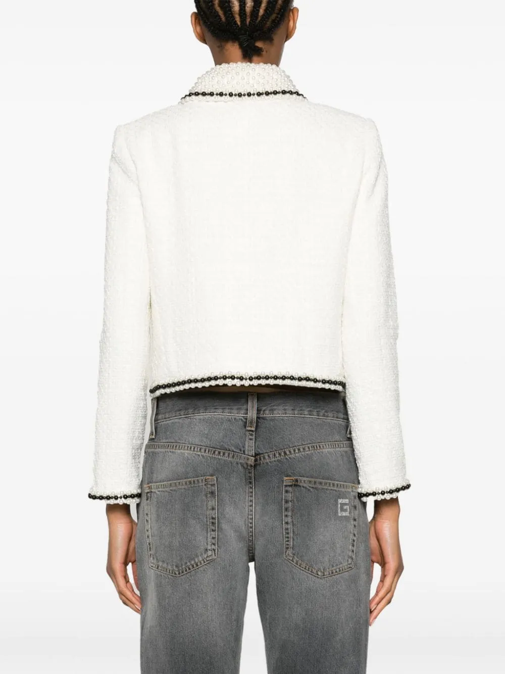 Alice   Olivia Jackets White