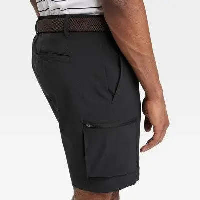 All In Motion Men's Cargo Shorts Moisture Management UV Protection Golf Shorts