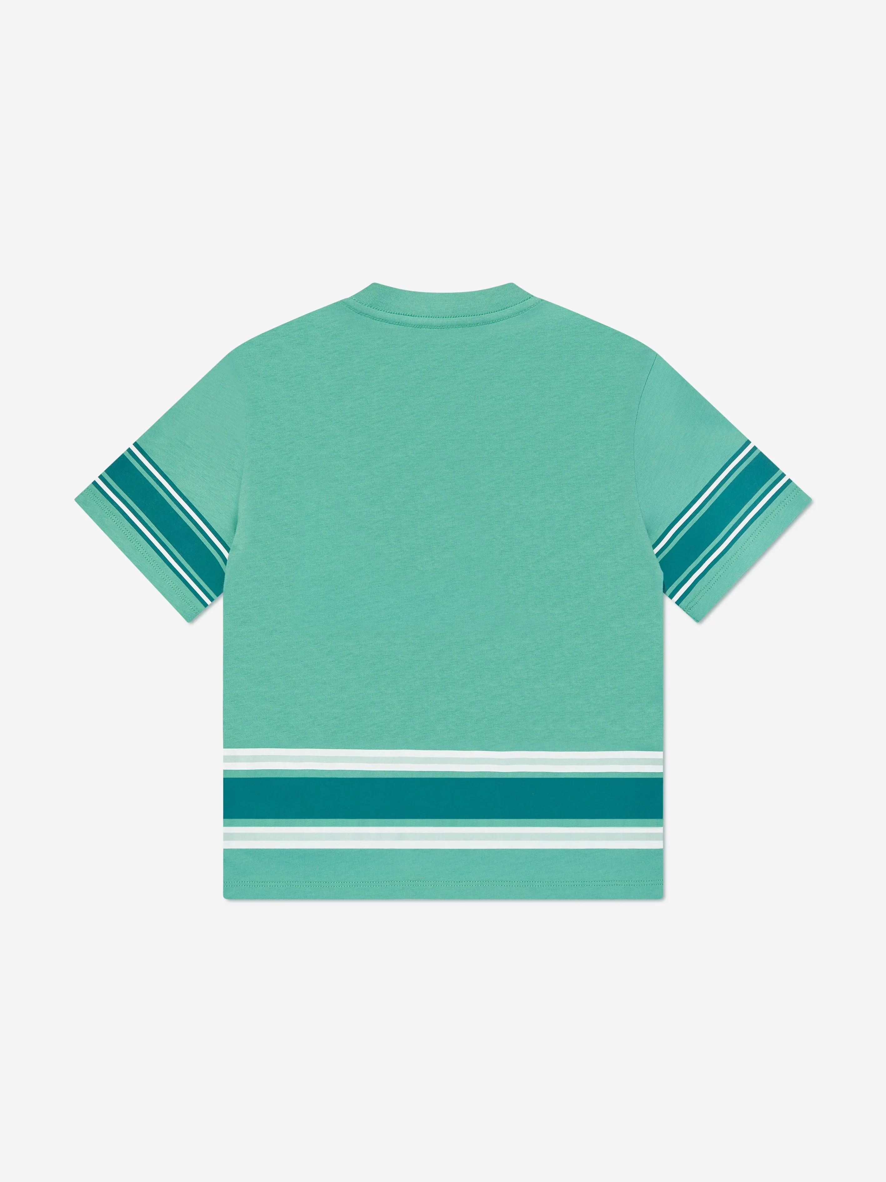 Amiri Kids Logo Stripe T-Shirt in Blue