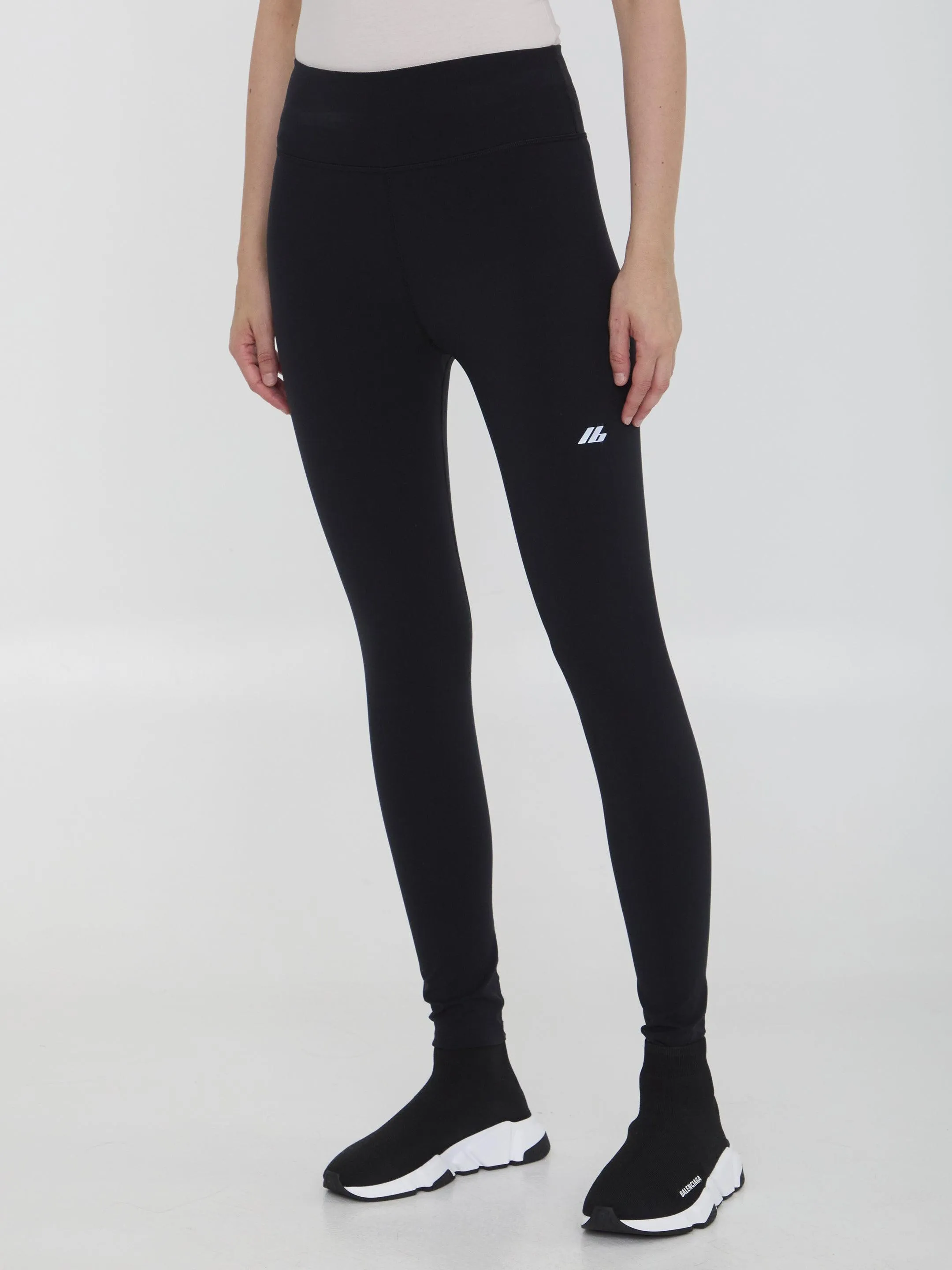 Balenciaga Activewear Leggings In Black