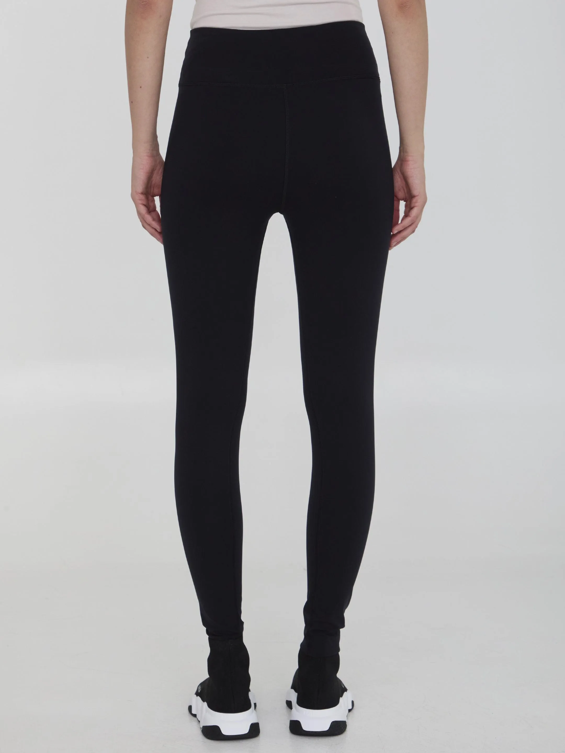 Balenciaga Activewear Leggings In Black