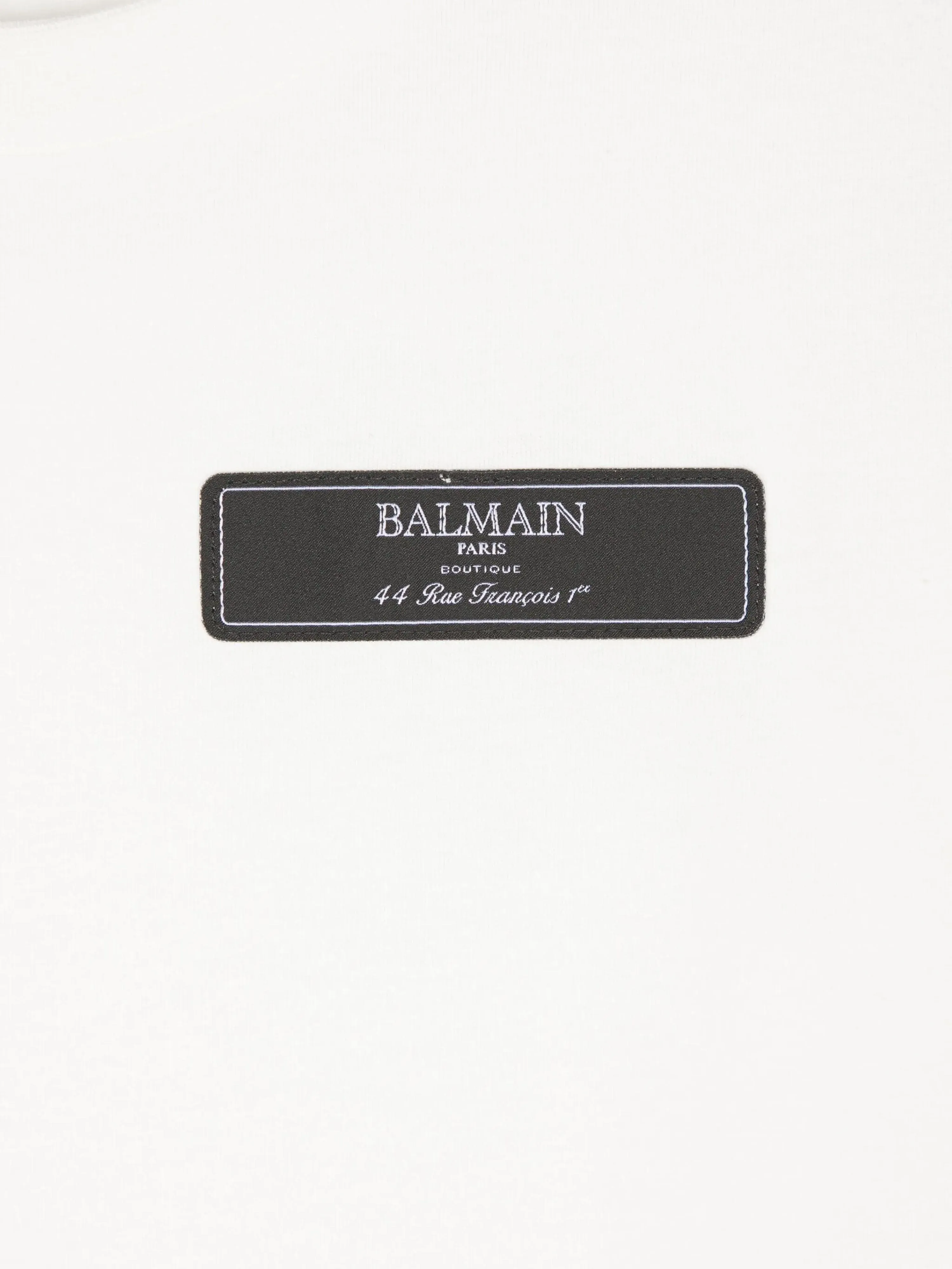 Balmain Kids Logo T-Shirt in Ivory