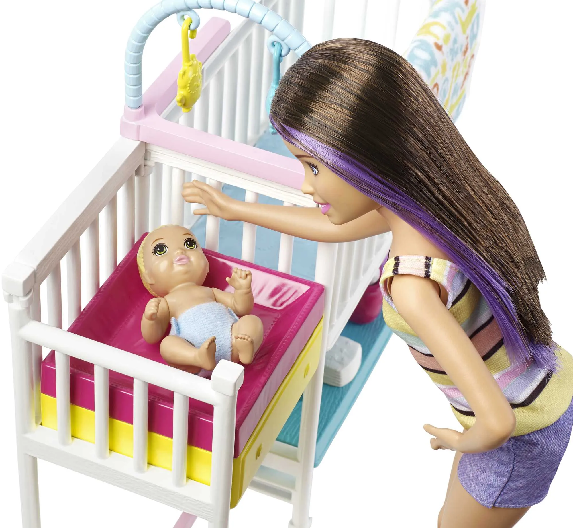 Barbie Skipper Babysitters Inc. Nap 'N' Nurture Nursery Playset