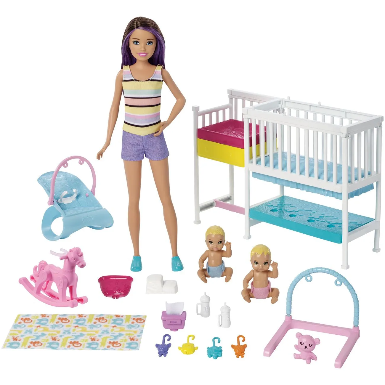 Barbie Skipper Babysitters Inc. Nap 'N' Nurture Nursery Playset