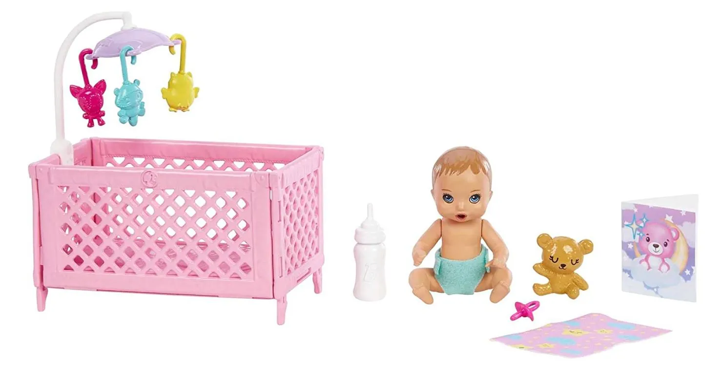 Barbie Skipper Babysitters Inc. Sleepy Baby Playset