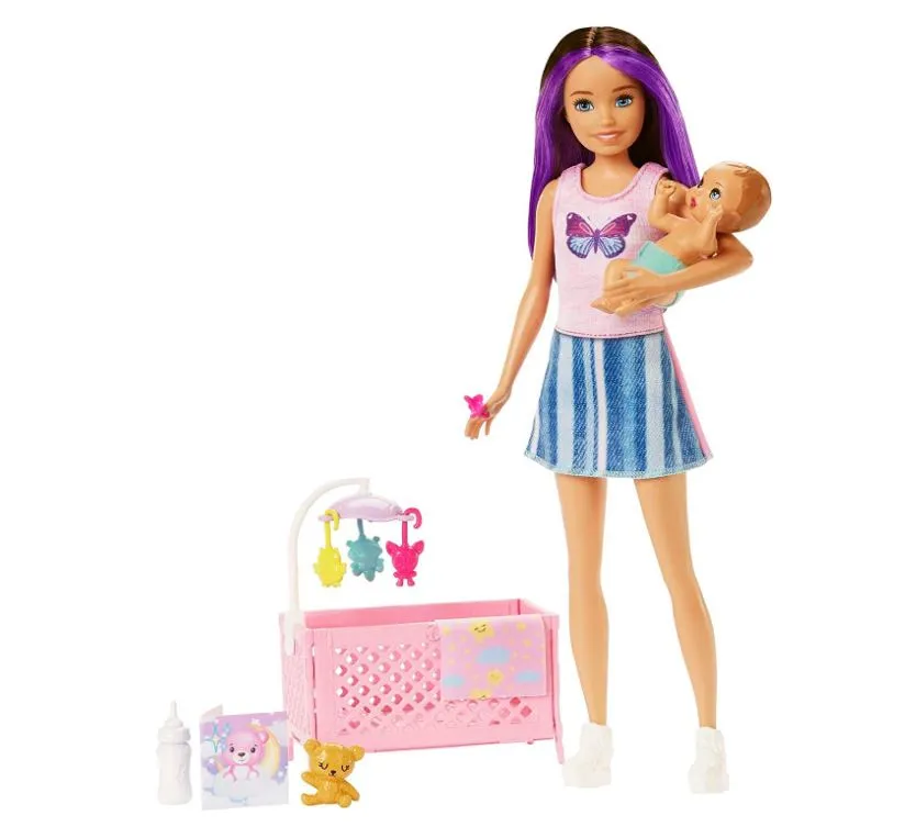 Barbie Skipper Babysitters Inc. Sleepy Baby Playset