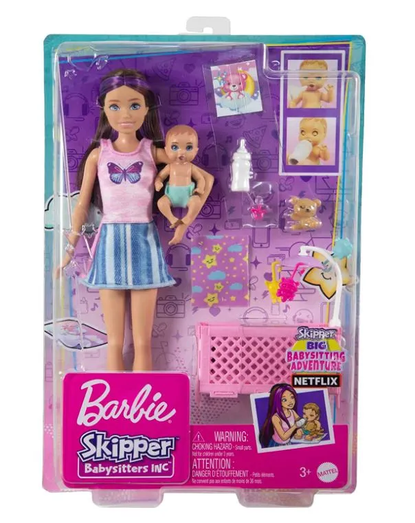 Barbie Skipper Babysitters Inc. Sleepy Baby Playset