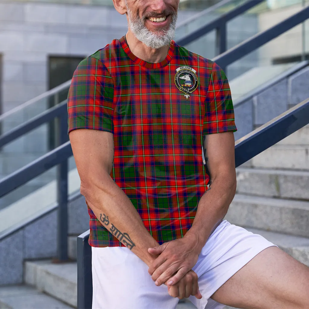 Belshes Tartan T-Shirt with Family Crest