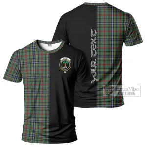 Bisset Tartan T-Shirt with Family Crest and Half Of Me Style