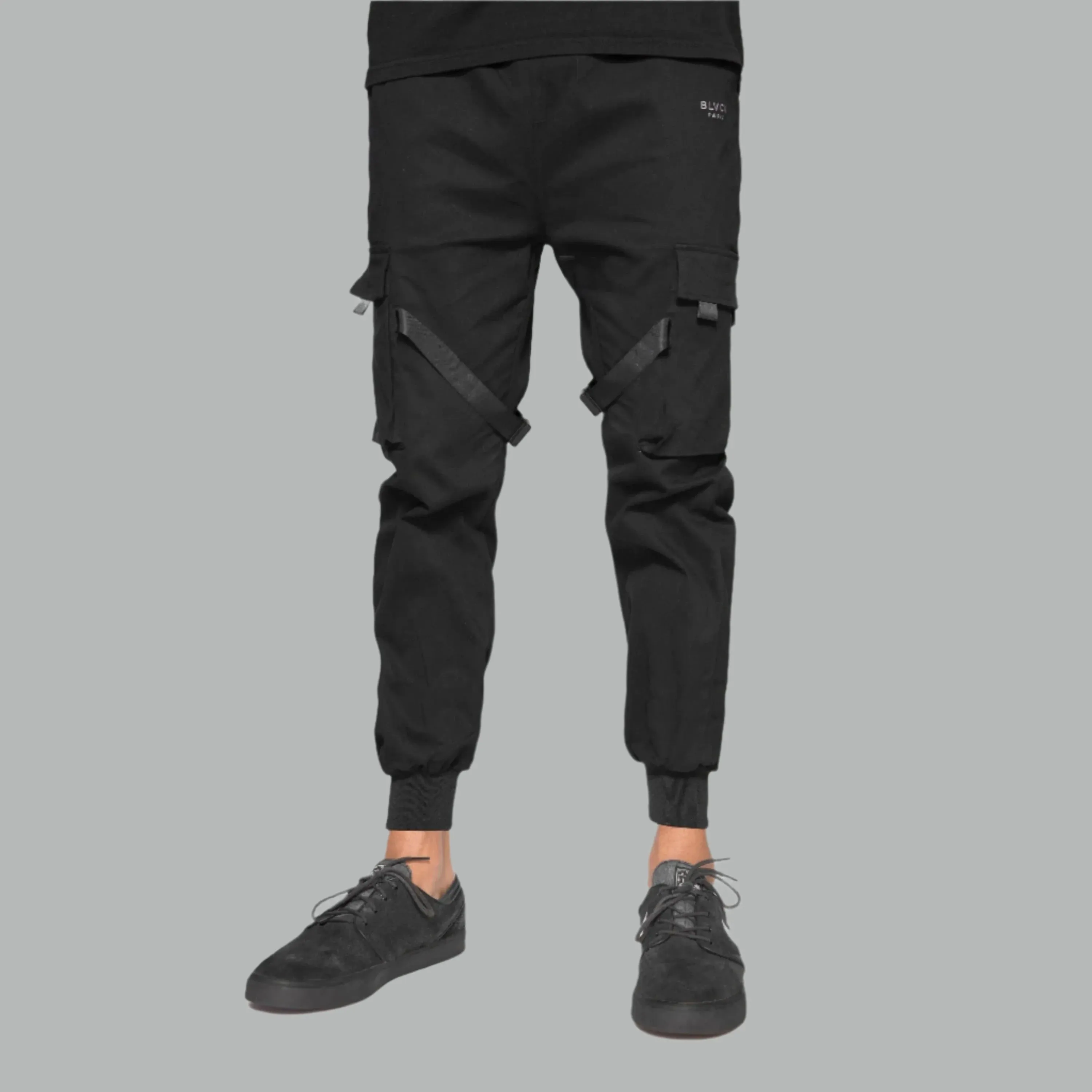 Blvck Paris - "Blvck Tokyo Pants" - Black Two Shades - Unisex