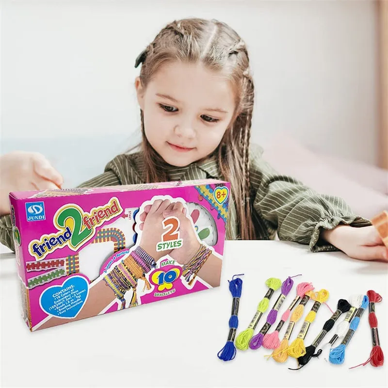 Bracelet String Beads Jewelry Making Set DIY Handmade Education Toy for Girls