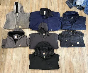 Branded Carhartt Jackets - 7 Pieces