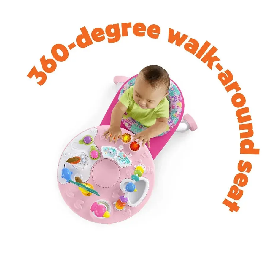 Bright Starts  Around We Go 2-in-1 Walk-Around - Tropic Coral