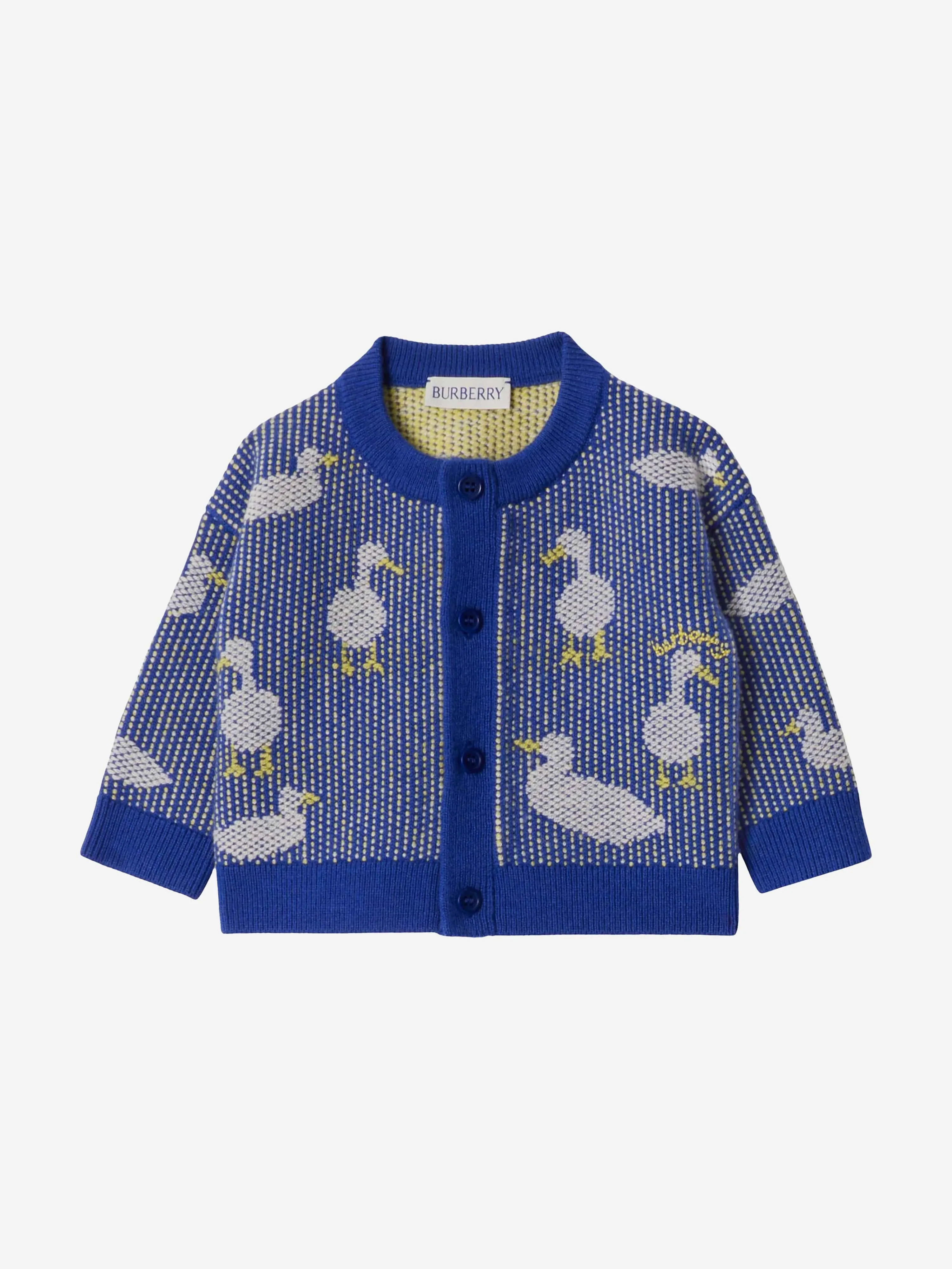 Burberry Baby Boys Duck Trouser Set in Blue