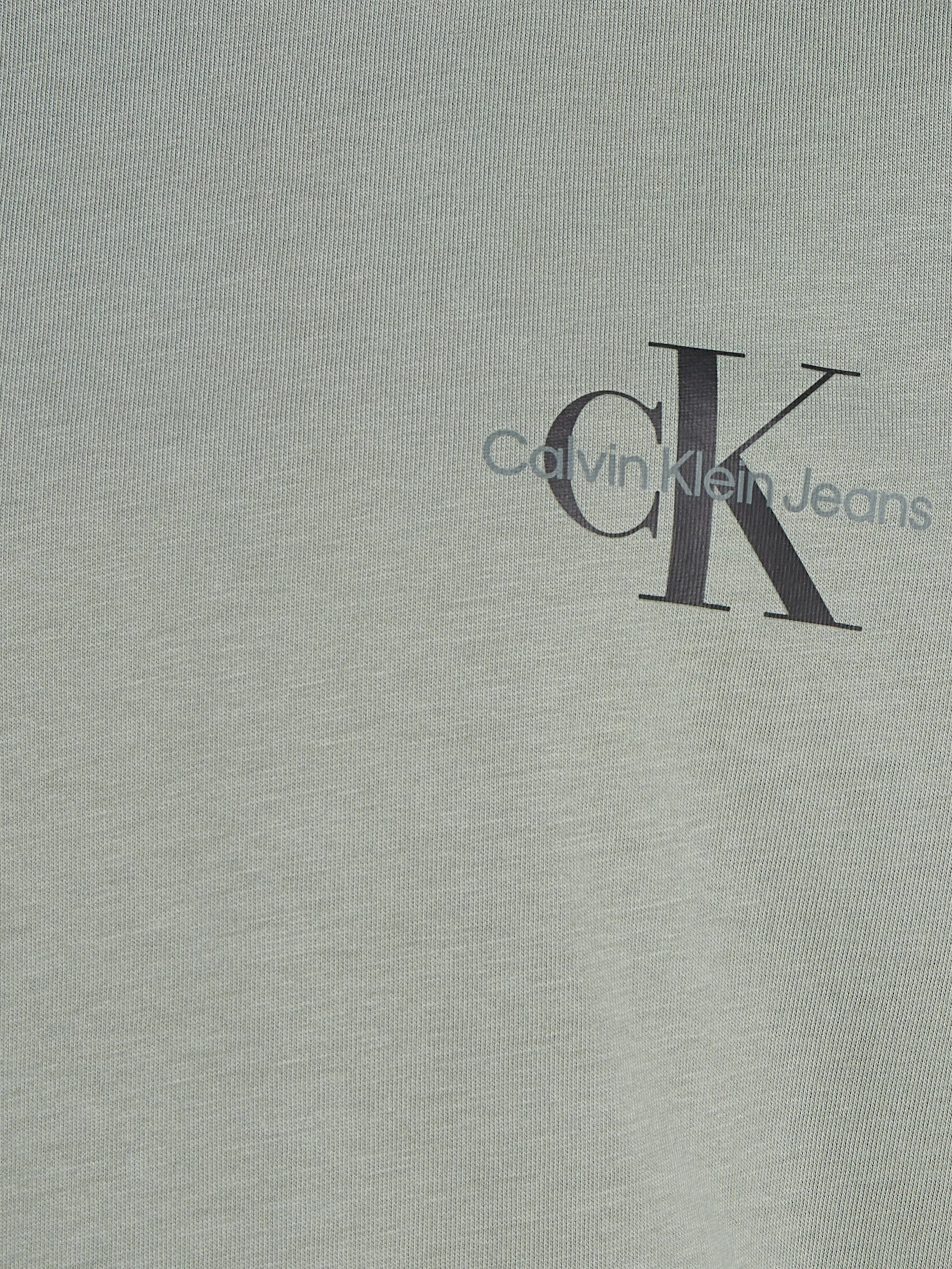 Calvin Klein Kids Chest Monogram T-Shirt in Green