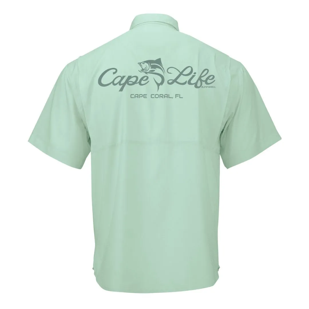 Cape Life Button Down Sun Shirt - Men's Printed UV Fishing Shirt