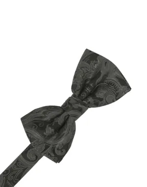 Charcoal Tapestry Kids Bow Tie