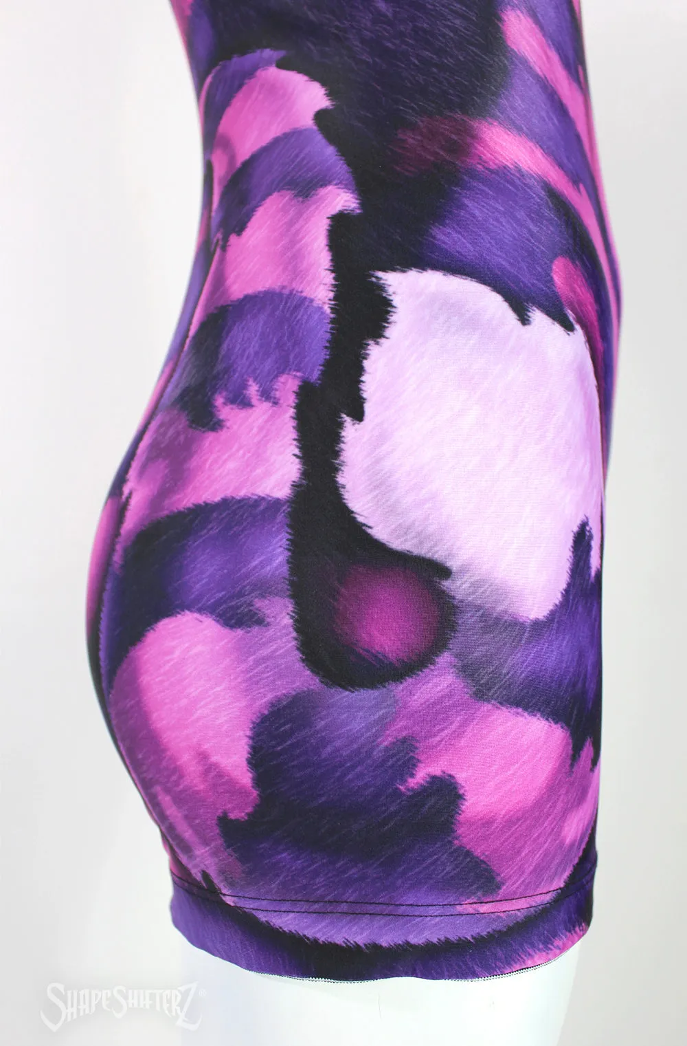 Figure-Enhancing | Purple Cheshire Cat Singlet Powerlifting Women's