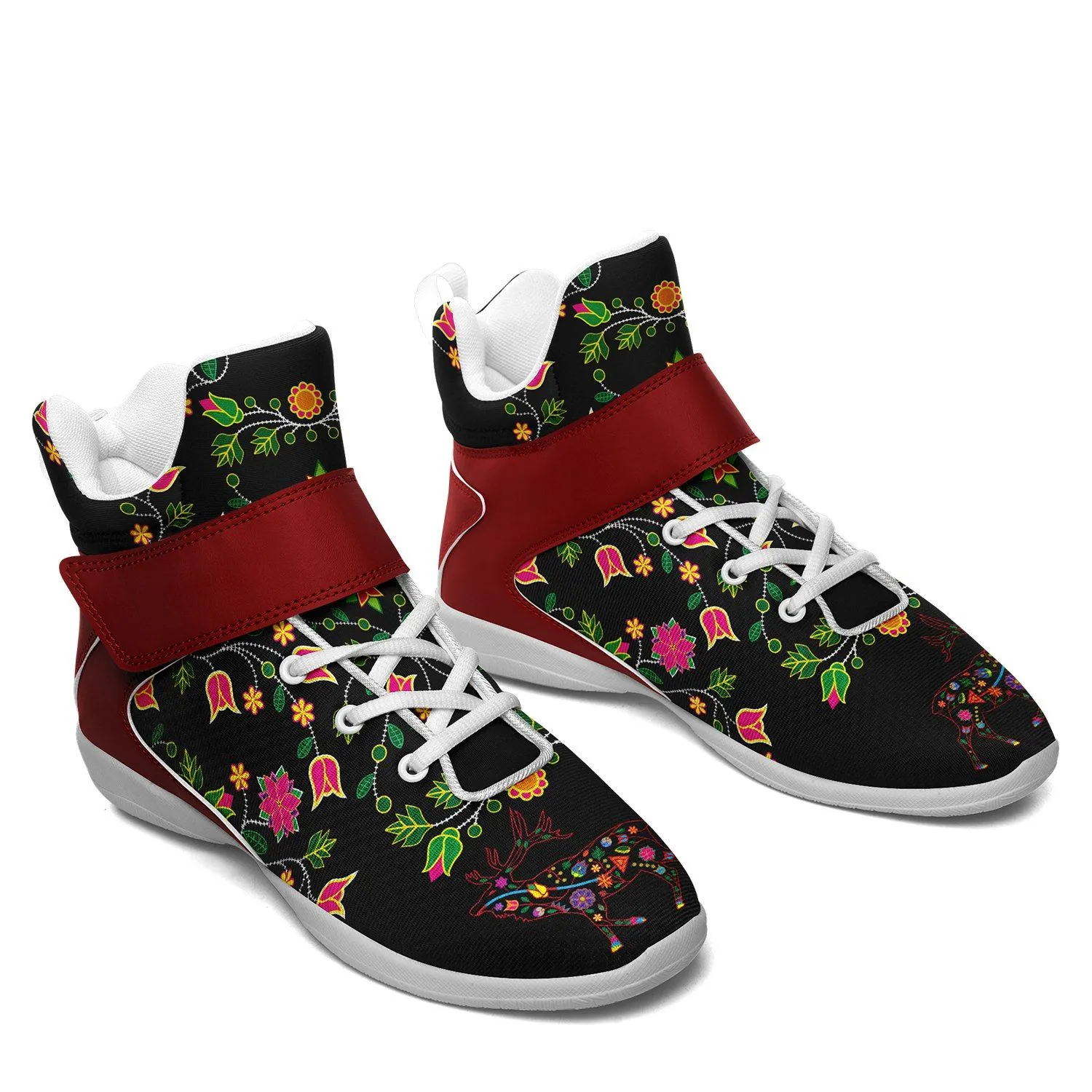 Floral Elk Ipottaa Basketball / Sport High Top Shoes