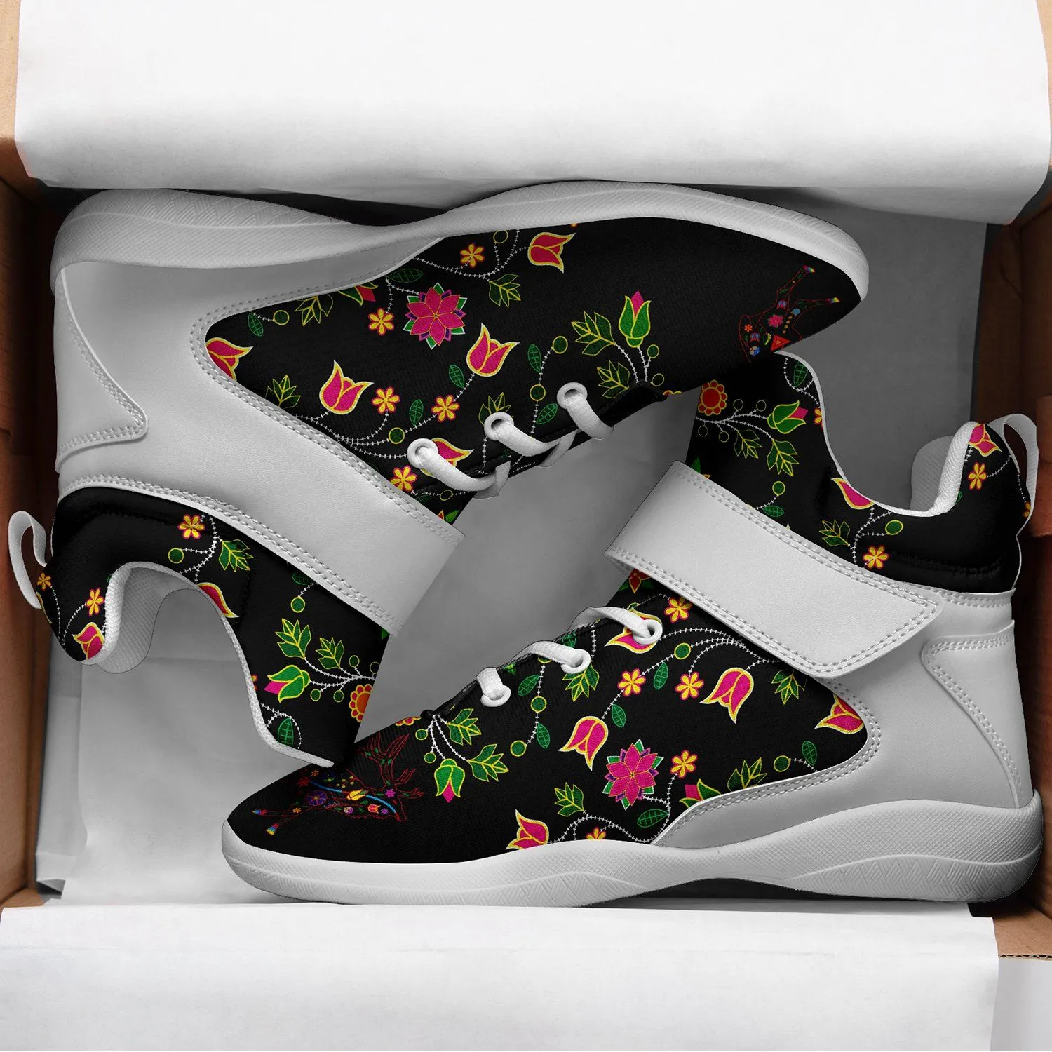 Floral Elk Ipottaa Basketball / Sport High Top Shoes