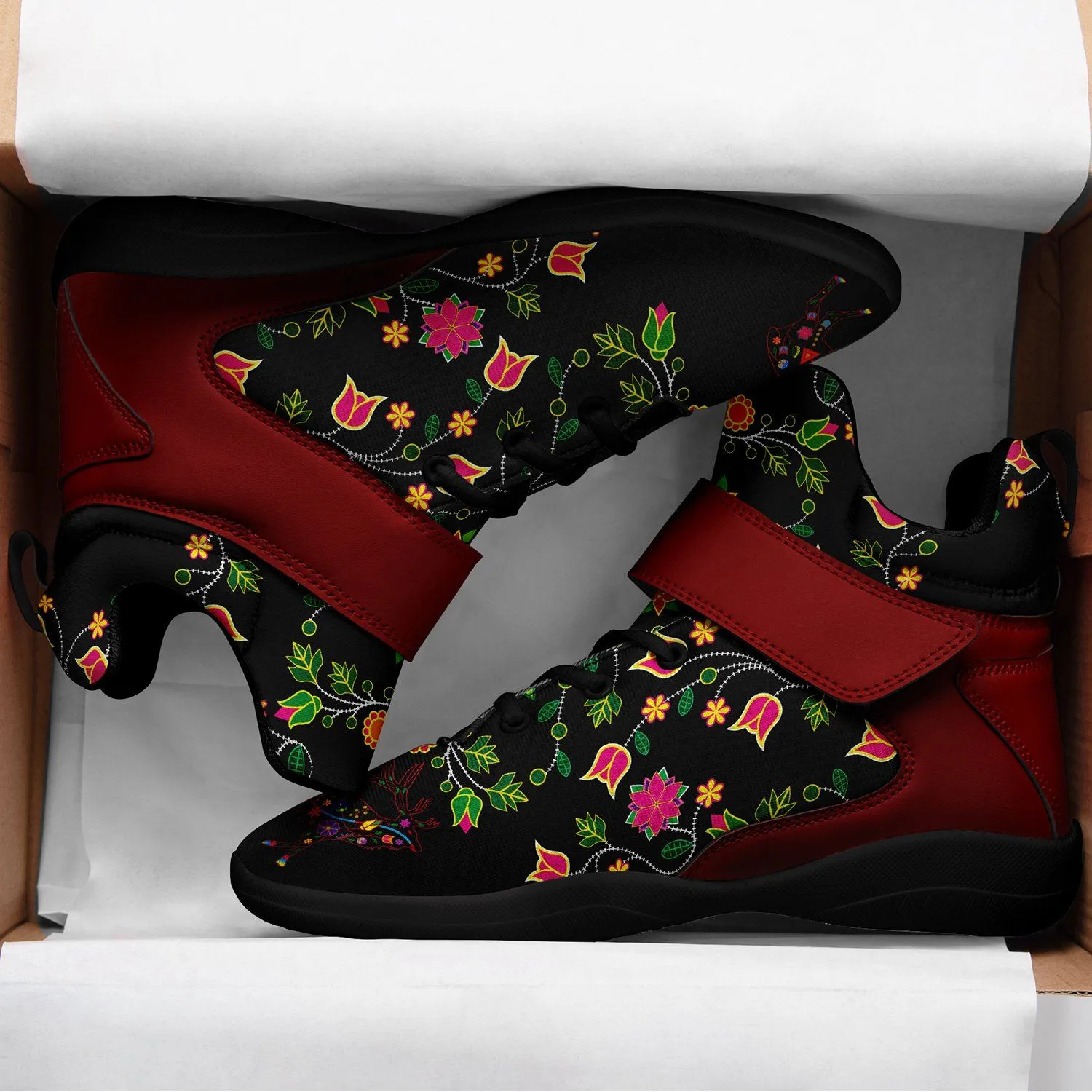 Floral Elk Ipottaa Basketball / Sport High Top Shoes