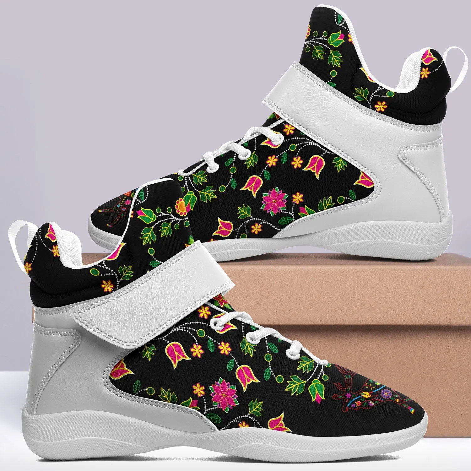 Floral Elk Ipottaa Basketball / Sport High Top Shoes