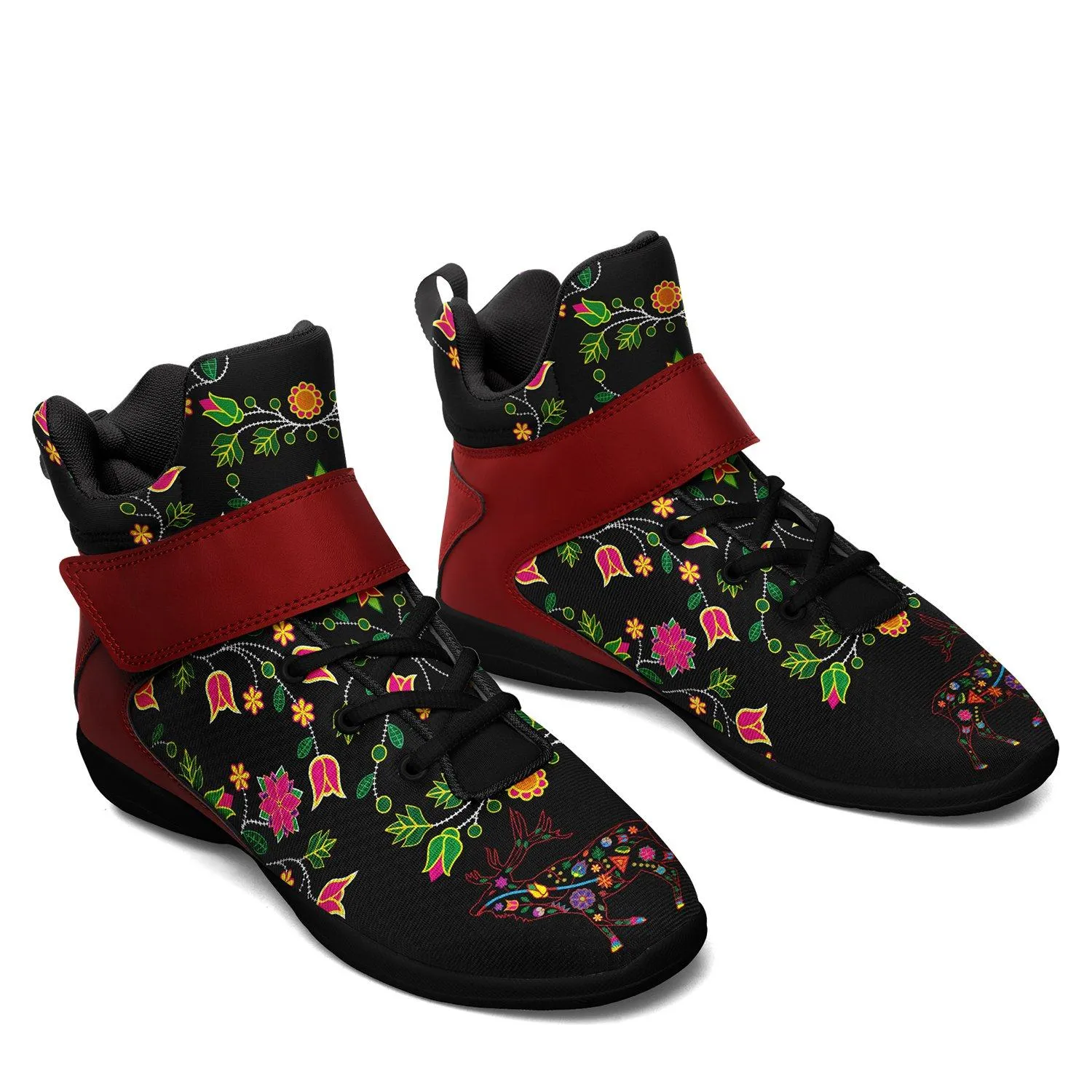 Floral Elk Ipottaa Basketball / Sport High Top Shoes