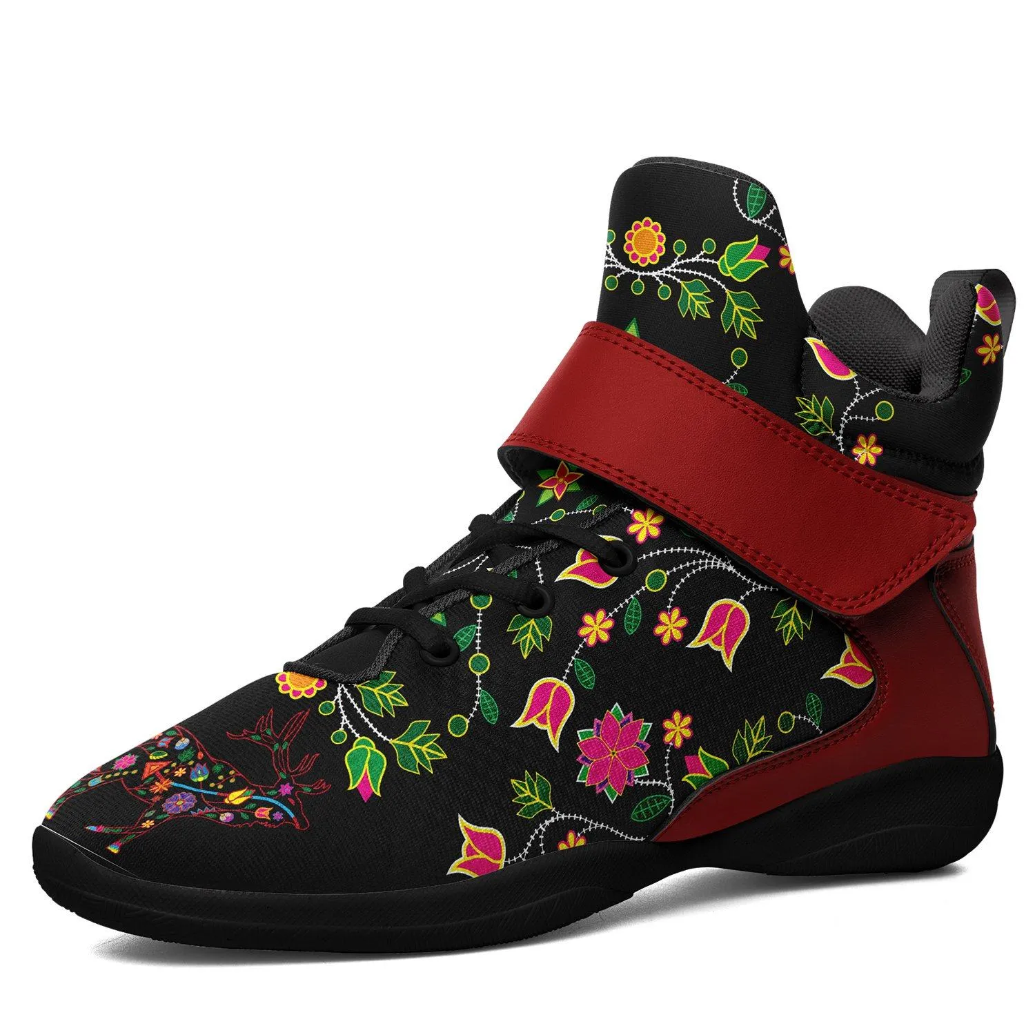 Floral Elk Ipottaa Basketball / Sport High Top Shoes