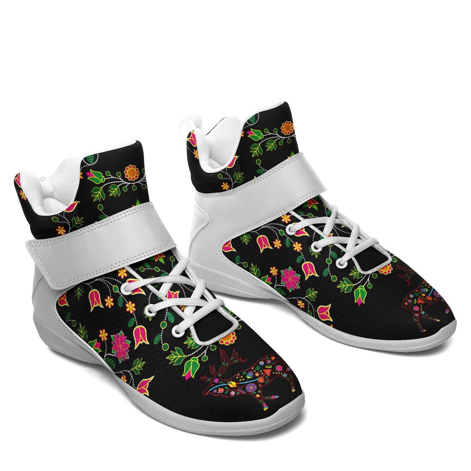 Floral Elk Ipottaa Basketball / Sport High Top Shoes