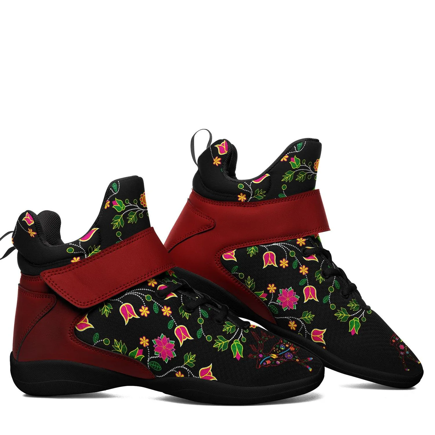 Floral Elk Ipottaa Basketball / Sport High Top Shoes