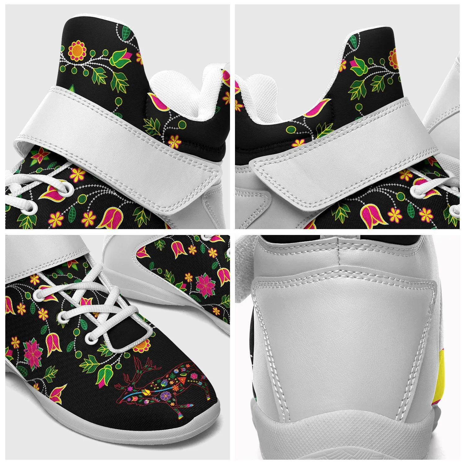 Floral Elk Ipottaa Basketball / Sport High Top Shoes