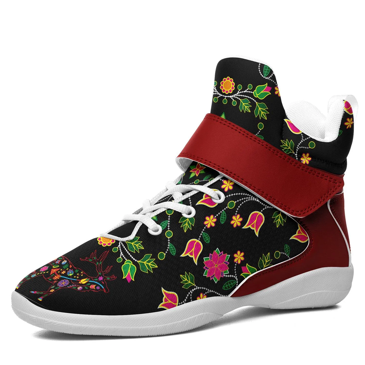 Floral Elk Ipottaa Basketball / Sport High Top Shoes