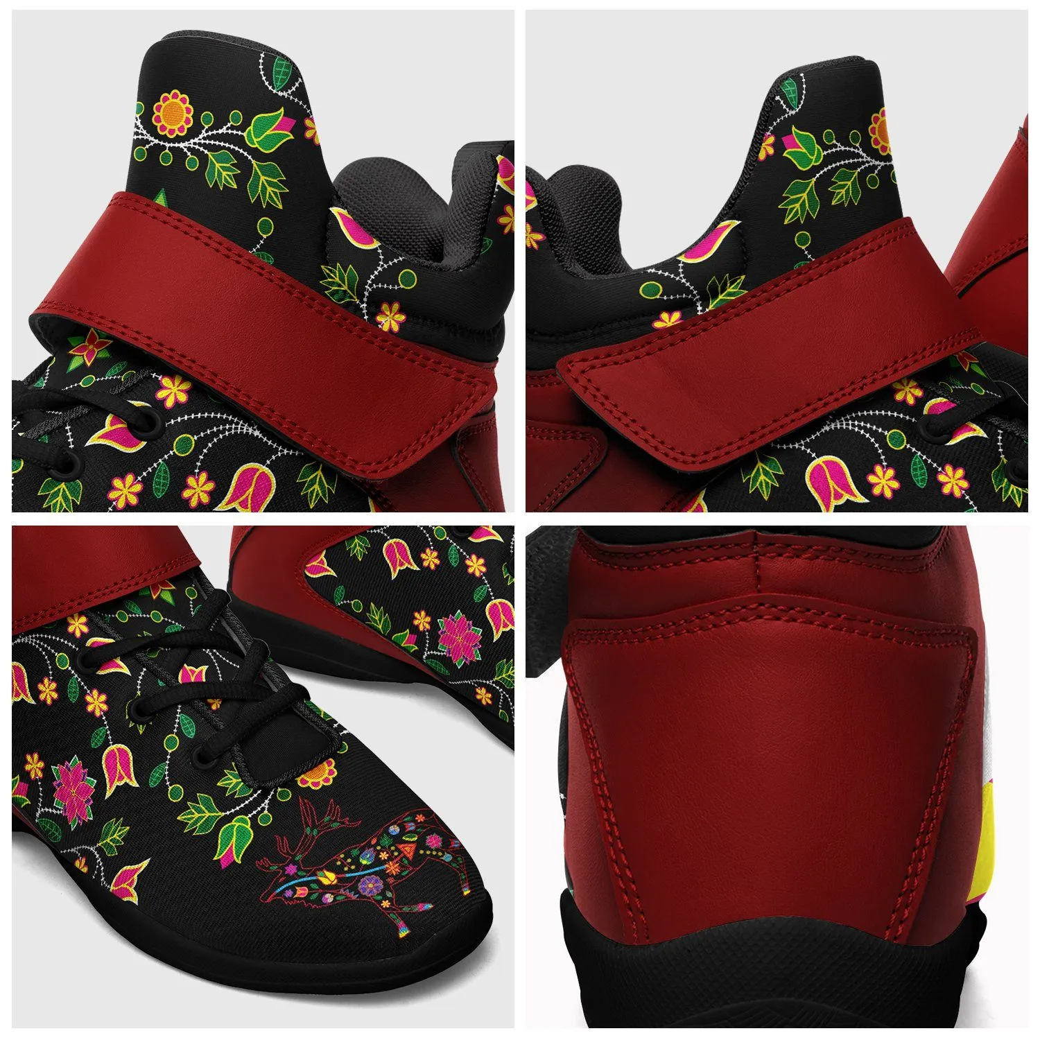 Floral Elk Ipottaa Basketball / Sport High Top Shoes