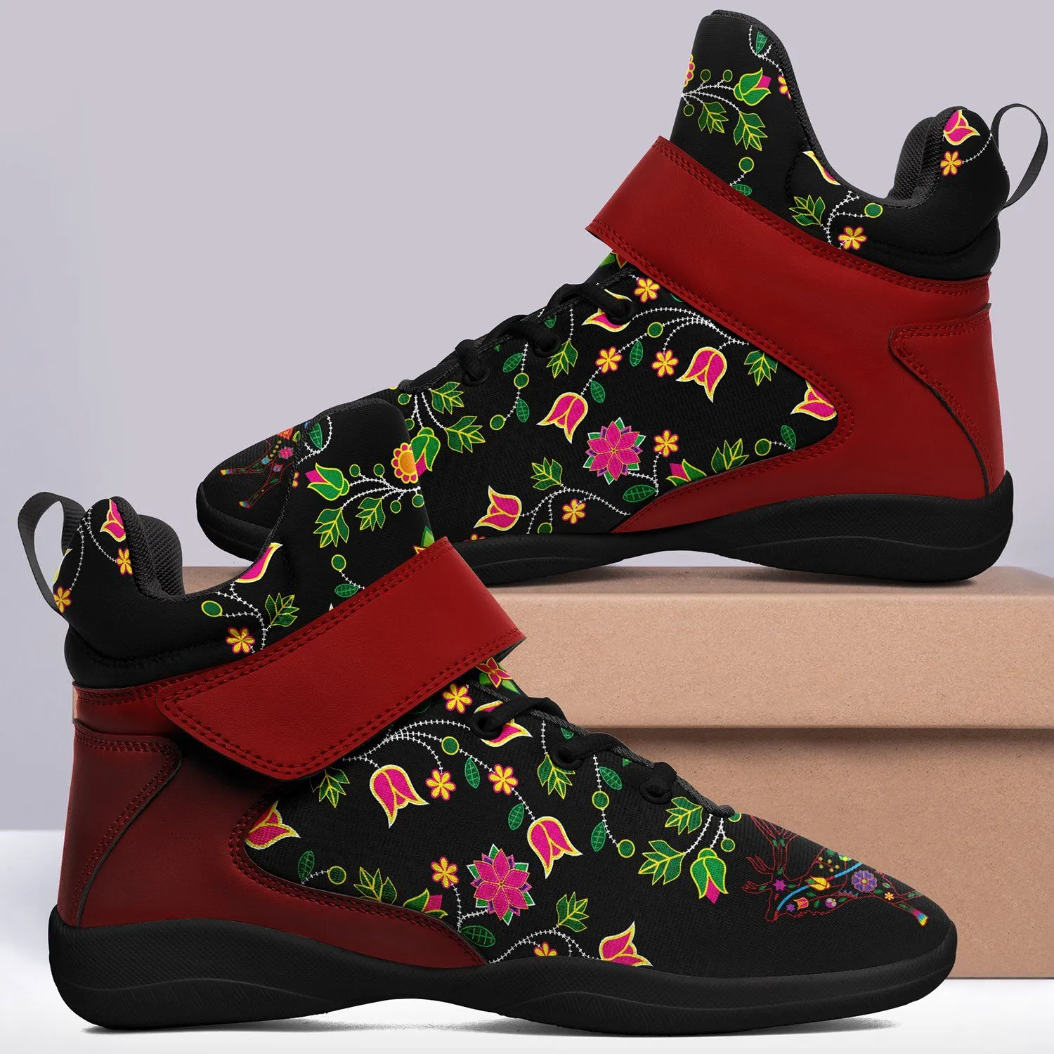 Floral Elk Ipottaa Basketball / Sport High Top Shoes