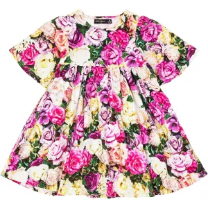 Girls Dress | Flower Wall Goldie | Rock Your Baby