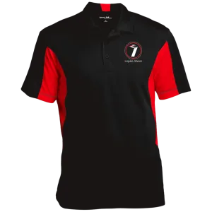 I Wear logo complete ST655 Men's Colorblock Performance Polo