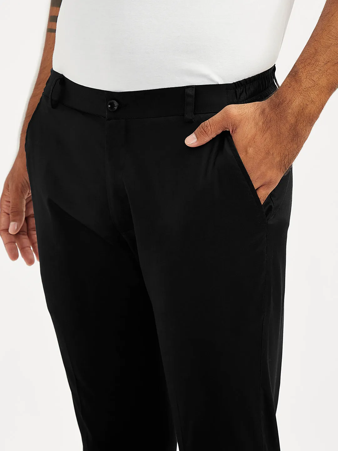 Jashvi Men's Black - Pant Style Pyjama