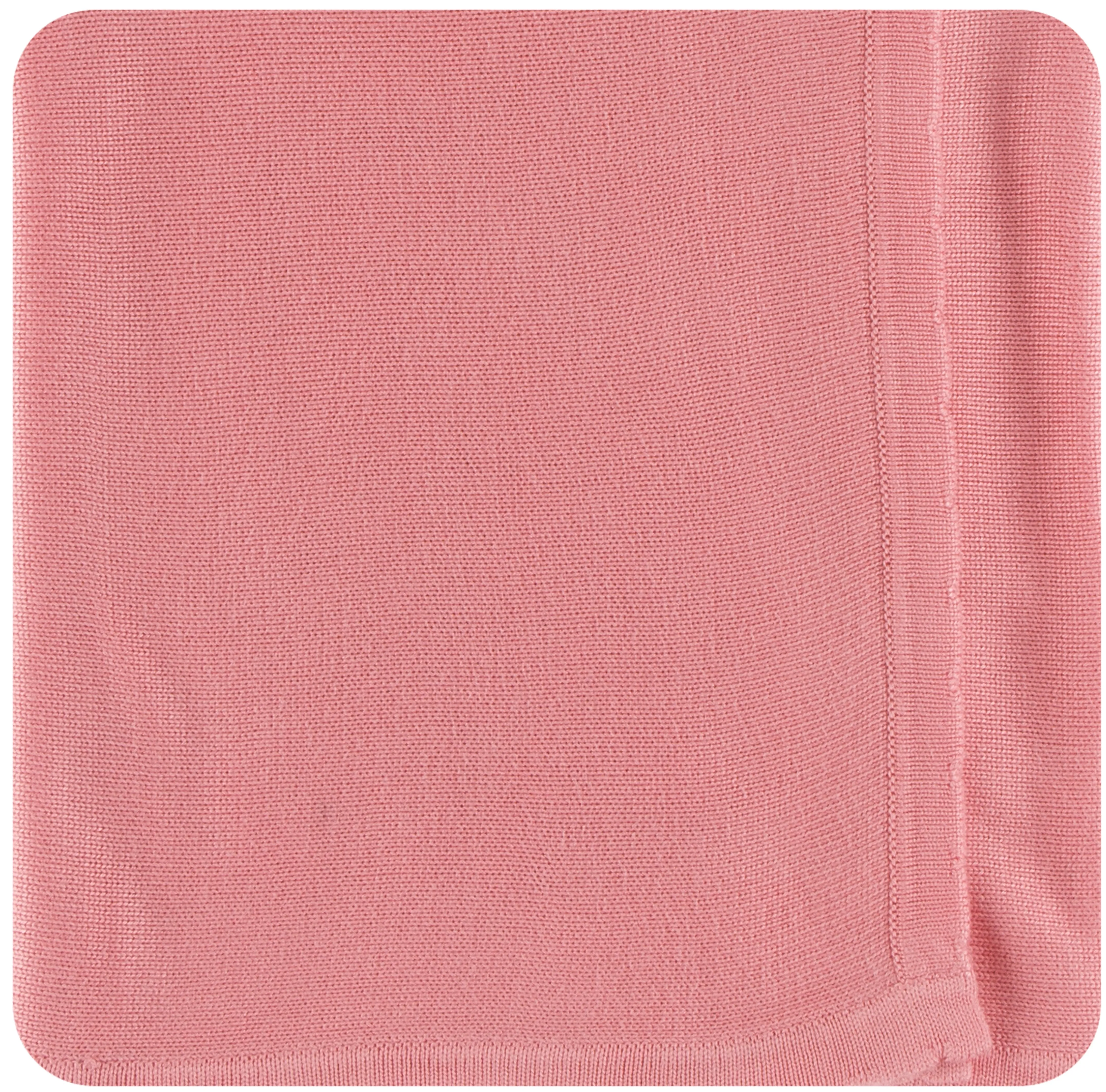 KicKee Pants Solid Strawberry Knit Stroller Blanket