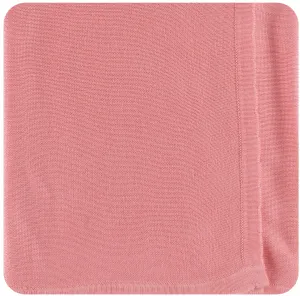 KicKee Pants Solid Strawberry Knit Stroller Blanket