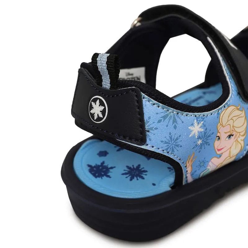 Kidsville Kids Girls Frozen Printed Navy Sandals