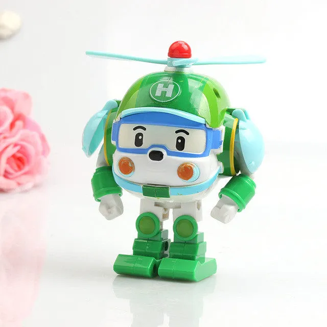 Korea Cartoon Anime Robot Corps Nurse Amber Transformation Car Kawaii Doll Kids Toys For Children