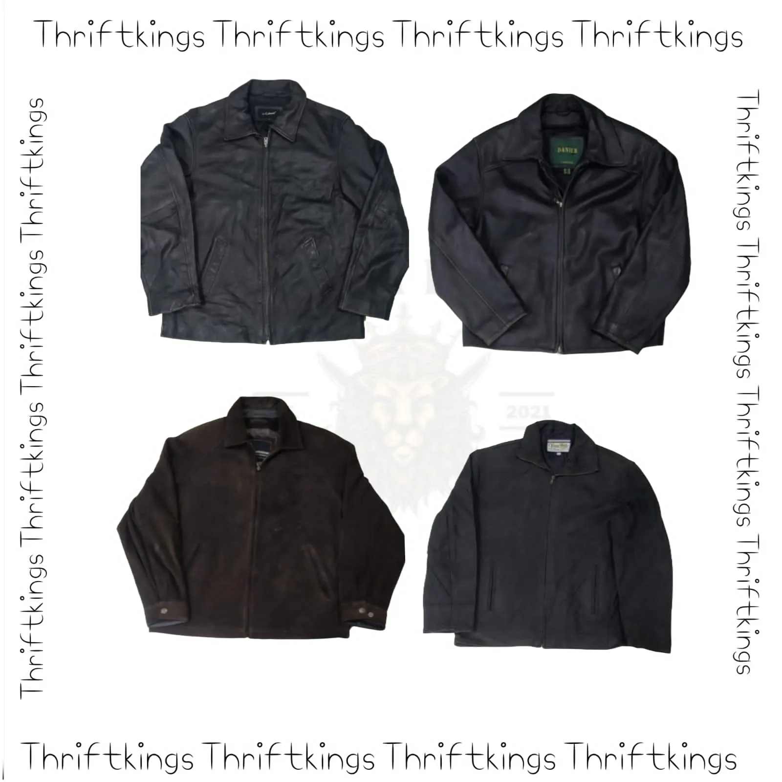 Leather Harrington Jackets